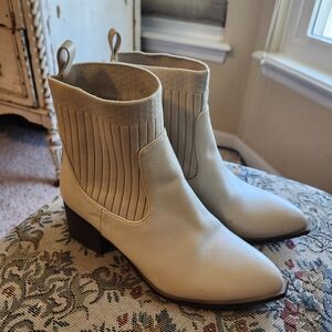 Ivory short boots